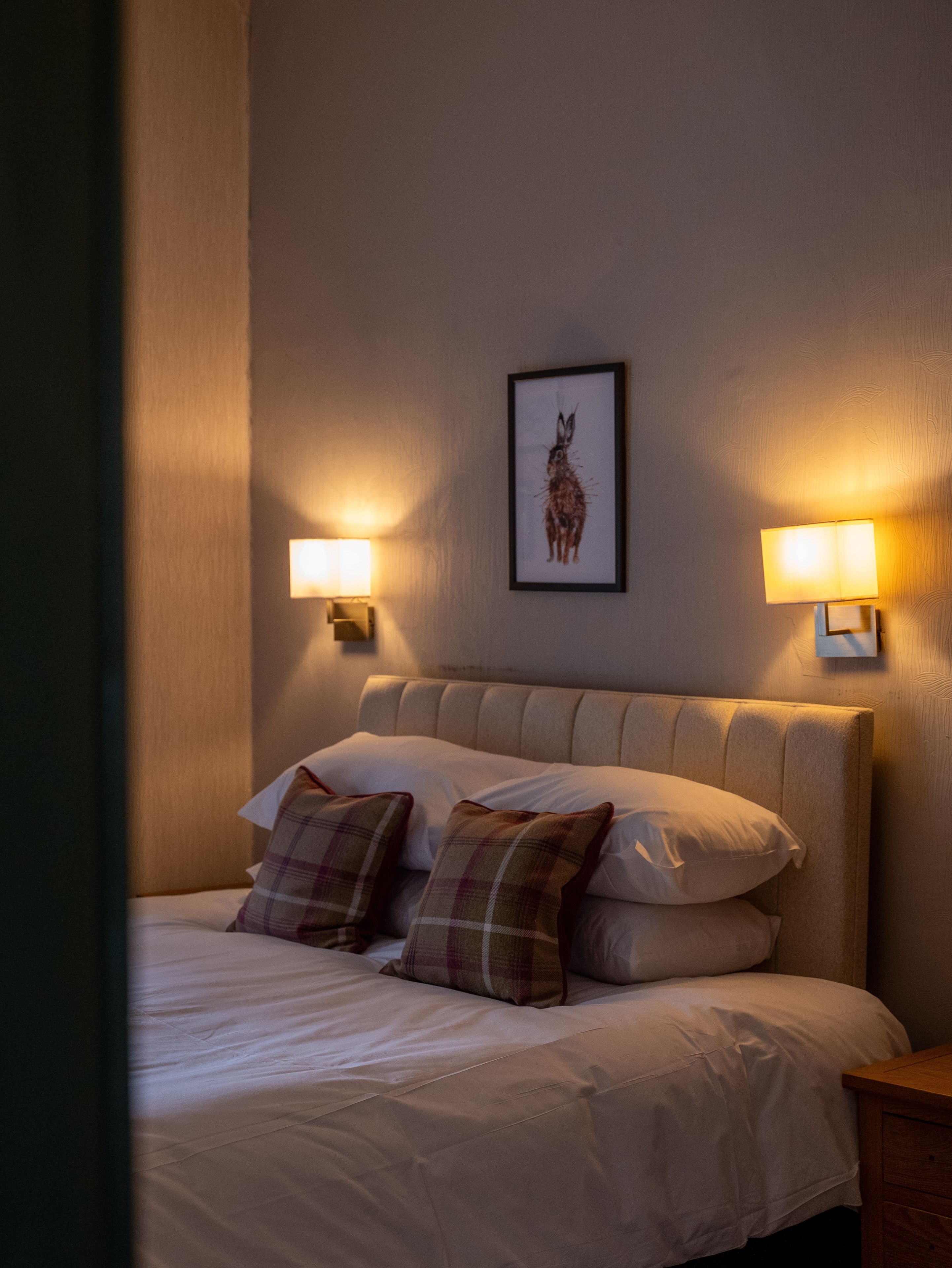 cosy bedroom at the buck inn