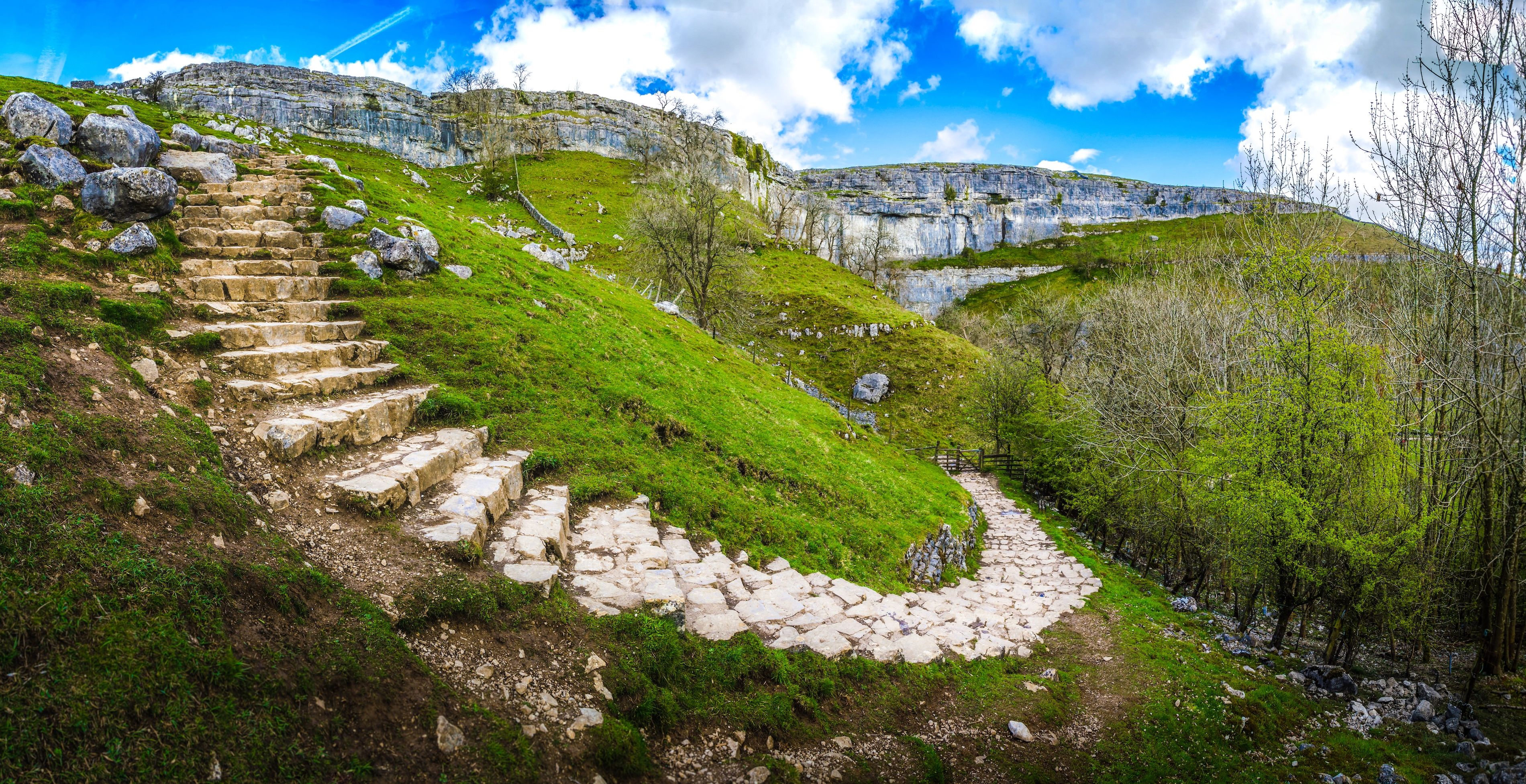 Stairs in the Malham Cove